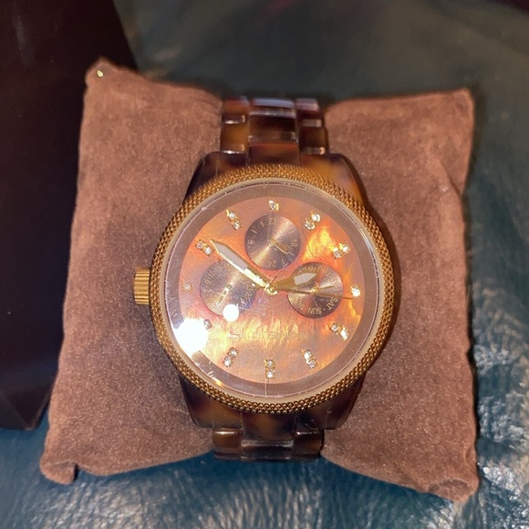 ***VINTAGE*** Michael Kors Tort Ritz Women's Watch ⌚️ № 5038 - Picture 12 of 17
